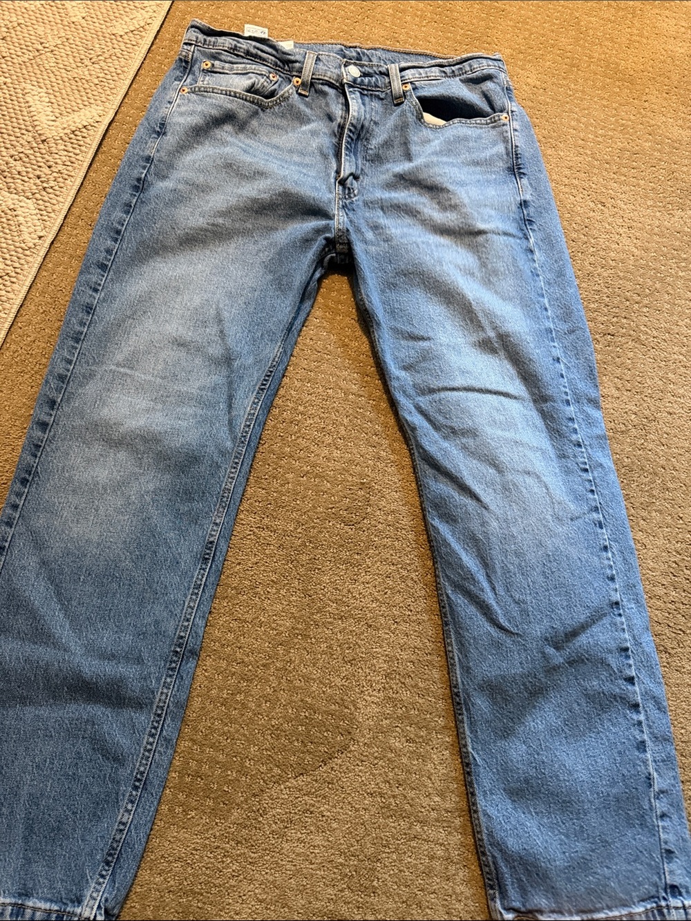 Classic Men's Blue Denim Jeans